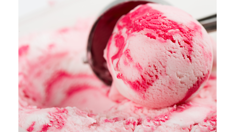 Vanilla Raspberry or Strawberry Ripple.