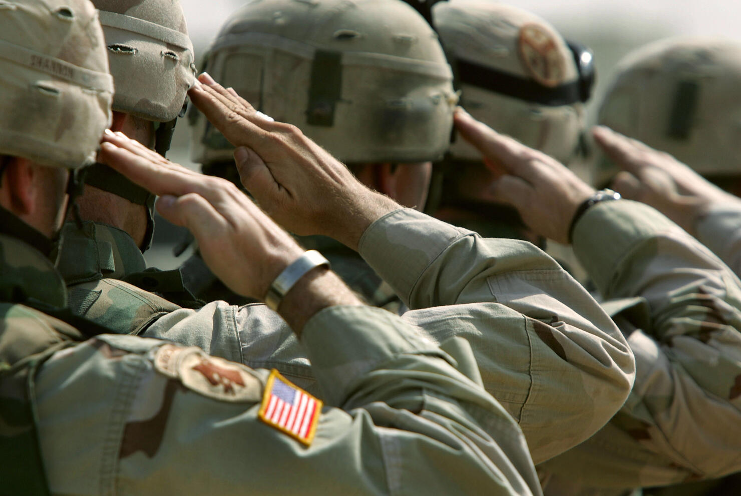 U.S. Troops Honor Fallen Comrade Near Dujail