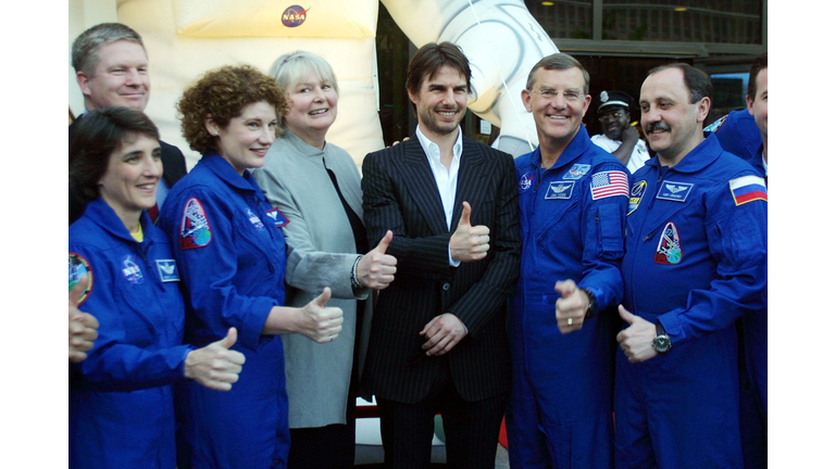 Actor Tom Cruise Visits Air and Space Museum