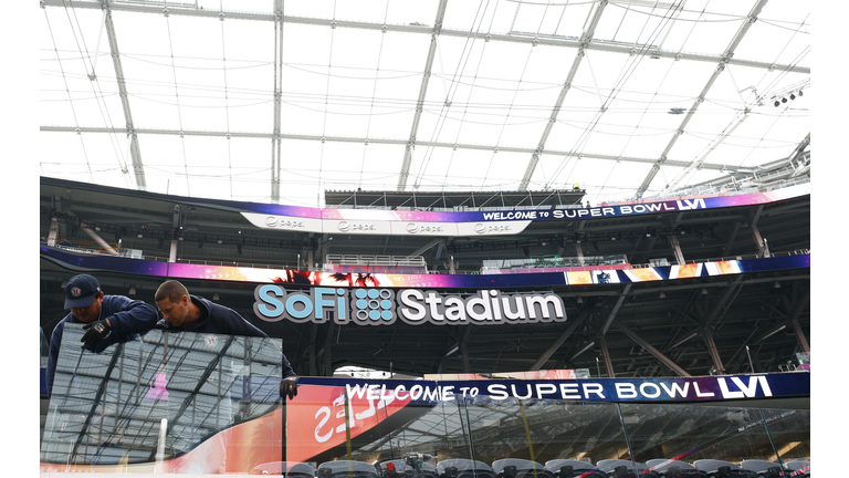 SoFi Stadium Prepares Super Bowl LVI