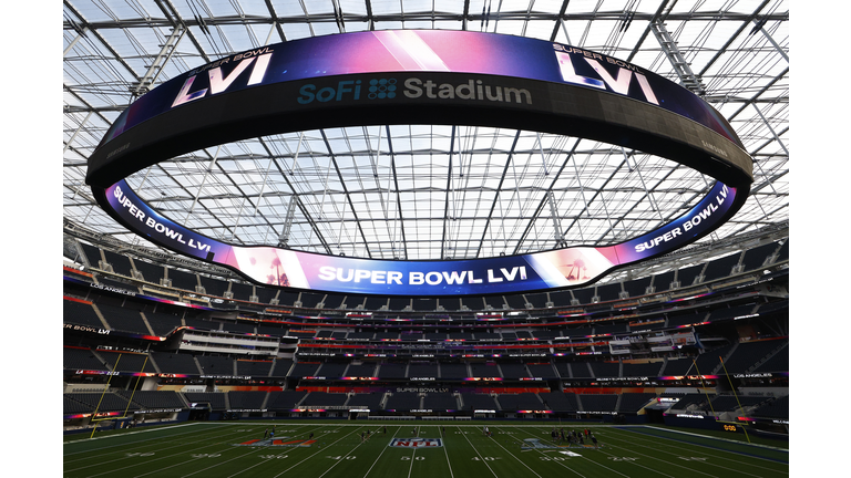 SoFi Stadium Prepares Super Bowl LVI