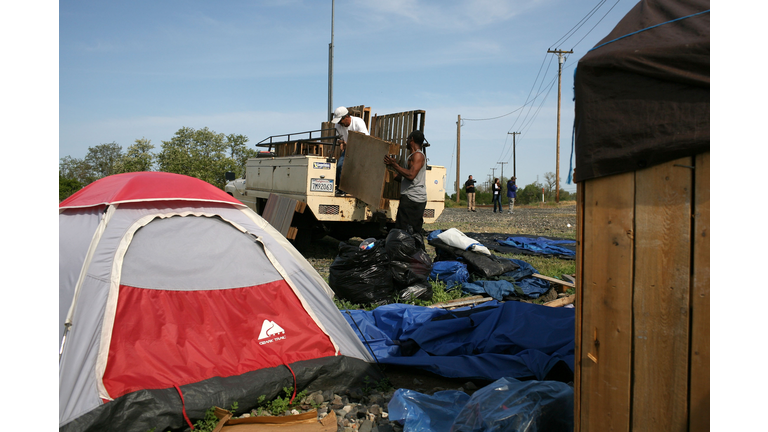Evictions Start At Sacramento's Tent City