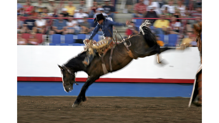 Night Rodeo Rider (Motion Blur Effect)