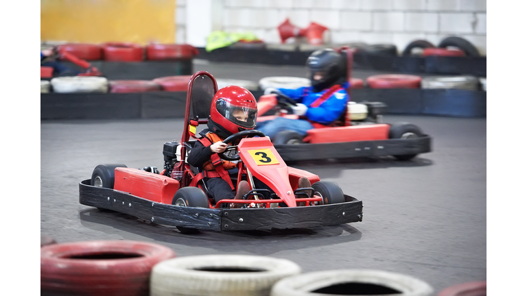 Competition for children karting