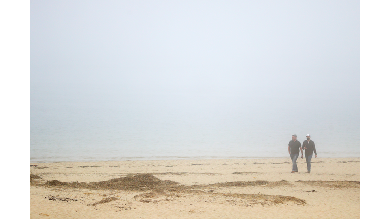 Massachusetts Beaches Reopen For Memorial Day