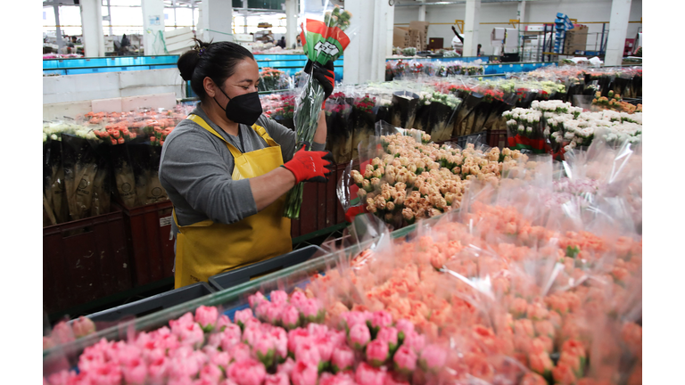COLOMBIA-VALENTINE'S DAY-FLOWERS