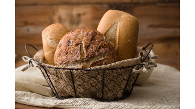 Group of bread loafs