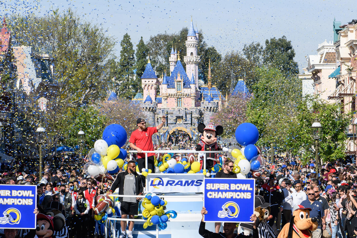 WATCH: The Rams Take Over Disneyland