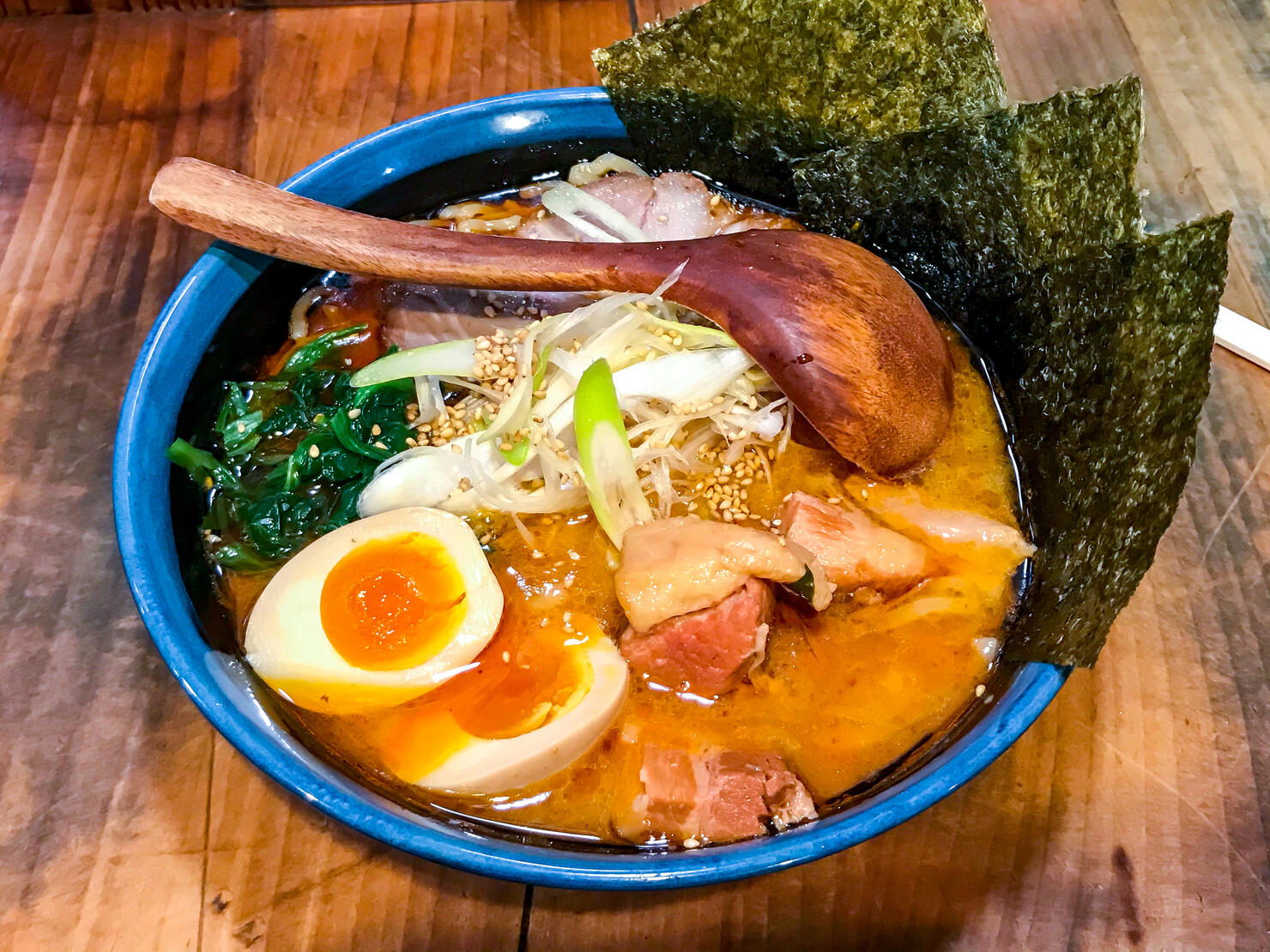 Spicy tonkotsu ramen