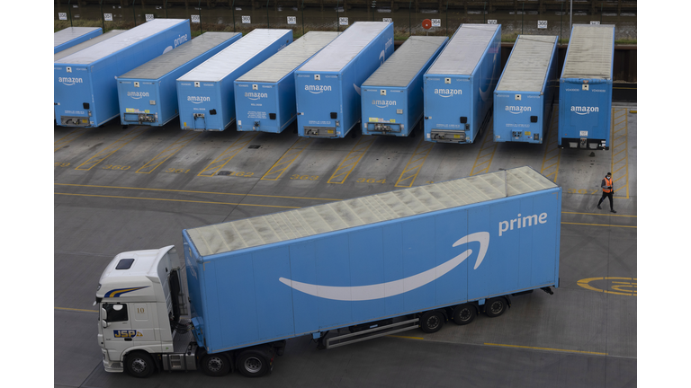 Amazon Fulfillment Centre Prepares Ahead Of Christmas