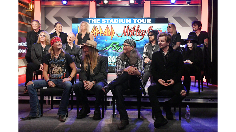 Press Conference With Mötley Crüe, Def Leppard And Poison Announcing 2020 Stadium Tour