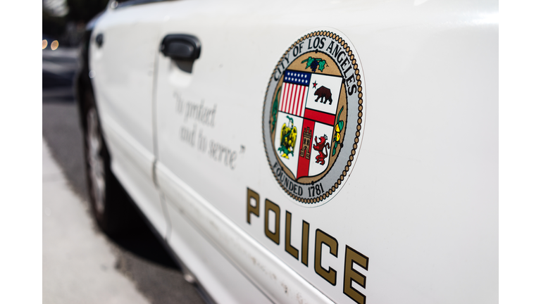 Los Angeles police car