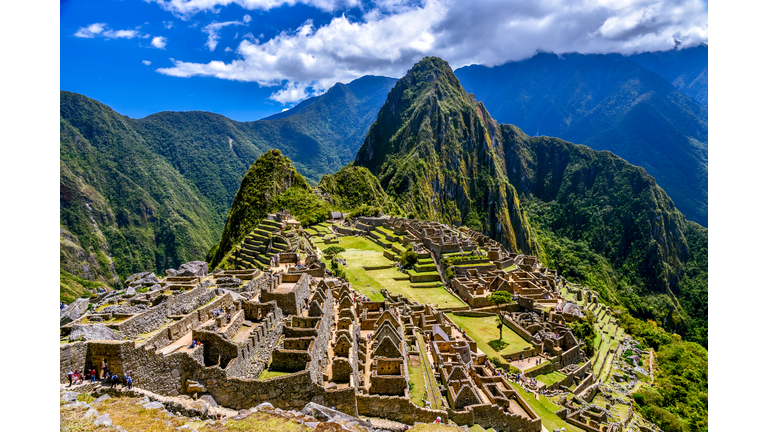 Ruins of Machu Picchu, Inca Trail, Andes, Peru