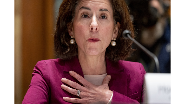 Commerce Secretary Raimondo Testifies Before Senate Committee