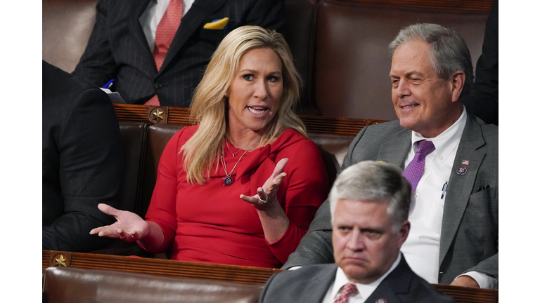 President Biden Delivers His First State Of The Union Address To Joint Session Of  Congress