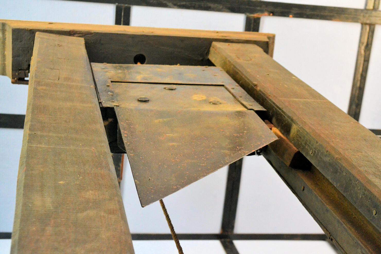 Old guillotine used for executions