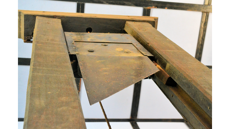 Old guillotine used for executions