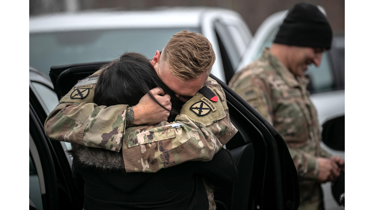 10th Mountain Troops Return To Fort Drum As Part Of US Drawdown From Afghanistan