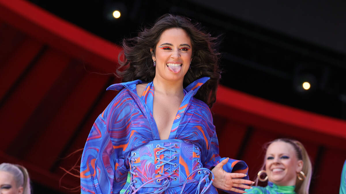 A Hungover Camila Cabello Had A Nip-Slip During A Live TV