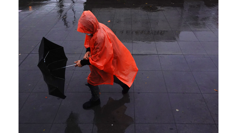 Autumn Nor-Easter Drenches New York City