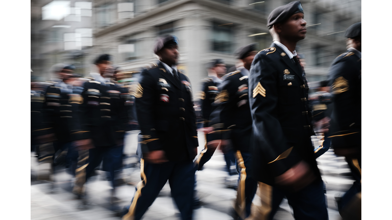 Veterans Day Parade Held In New York City