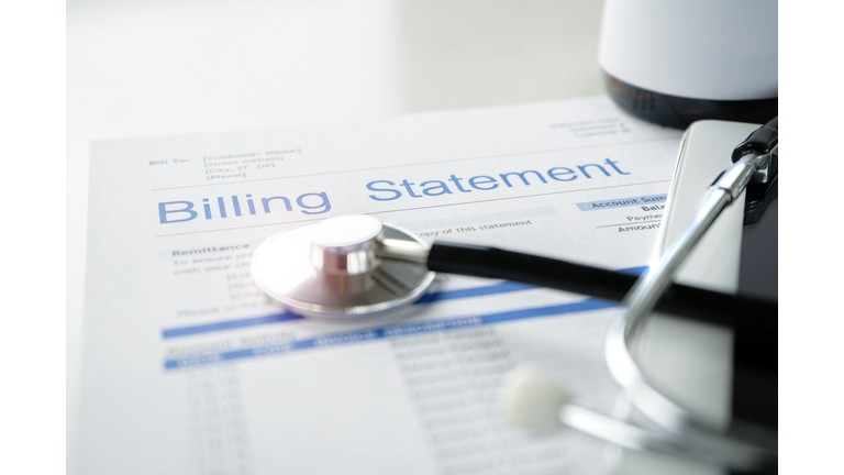 Health care billing statement.