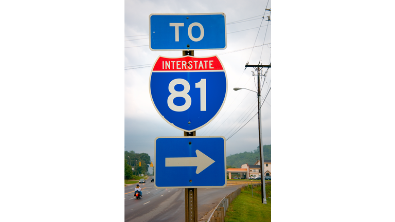 Interstate 81 Road Sign