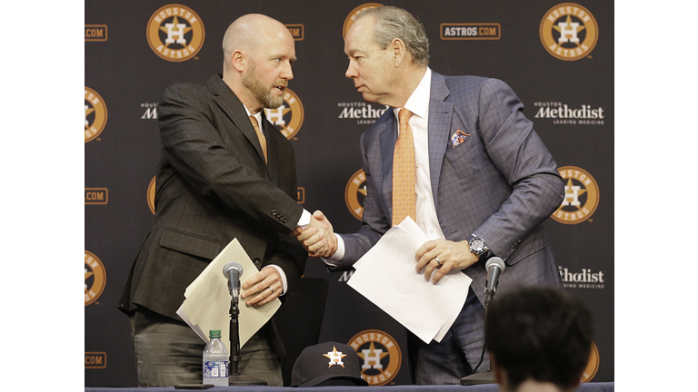 Houston Astros Introduce James Click