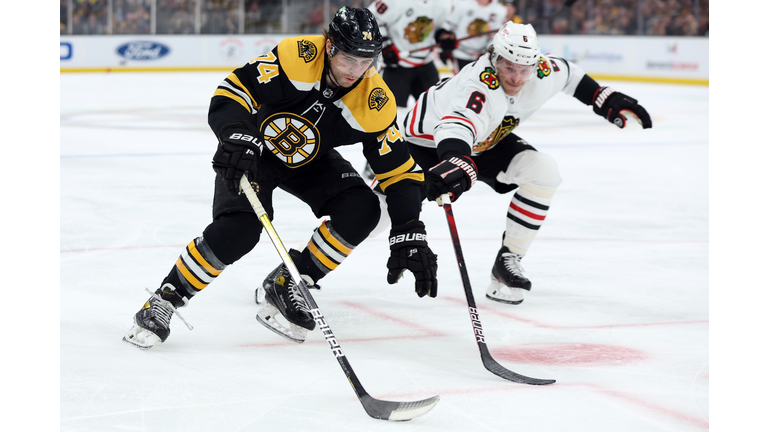 Chicago Blackhawks v Boston Bruins