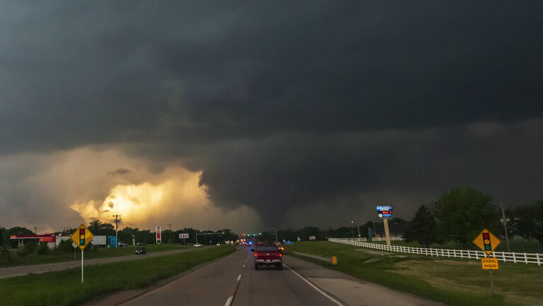 Edmond tornado of May 2013, Oklahoma. USA