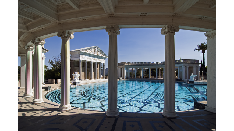 Neptune pool at Hearst Castle, California