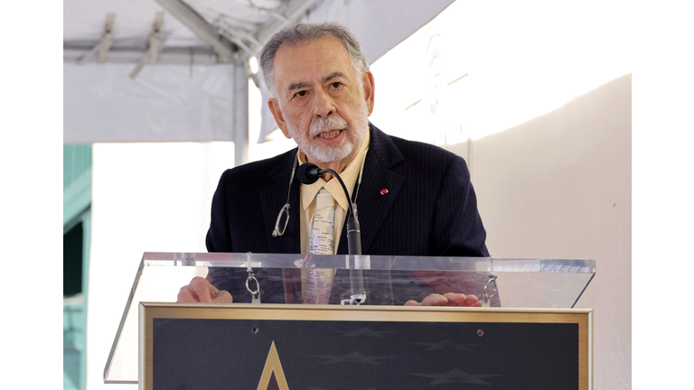Director Francis Ford Coppola Honored With Star On The Hollywood Walk Of Fame