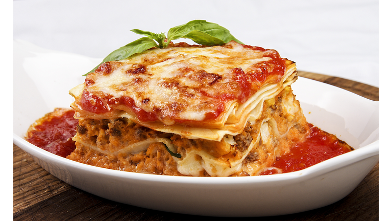 Lasagne. Traditional Italian dish