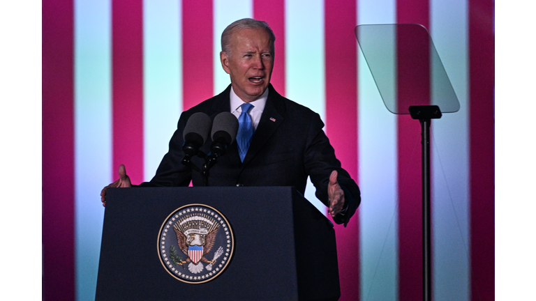 US President Biden Delivers Speech On Russia's Invasion Of Ukraine