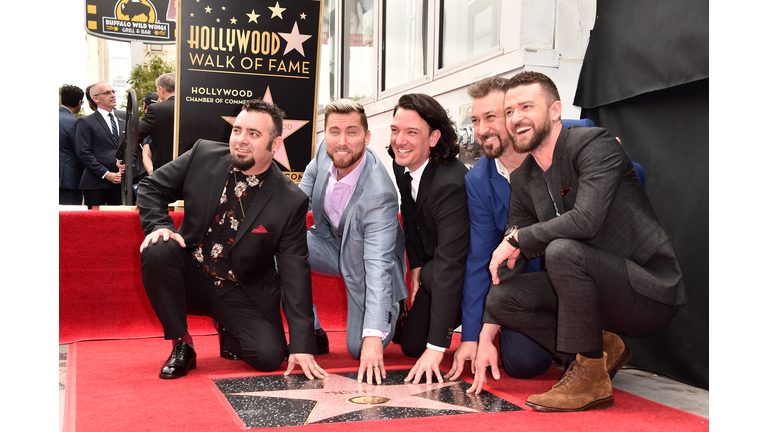 *NSYNC Honored With Star On The Hollywood Walk Of Fame