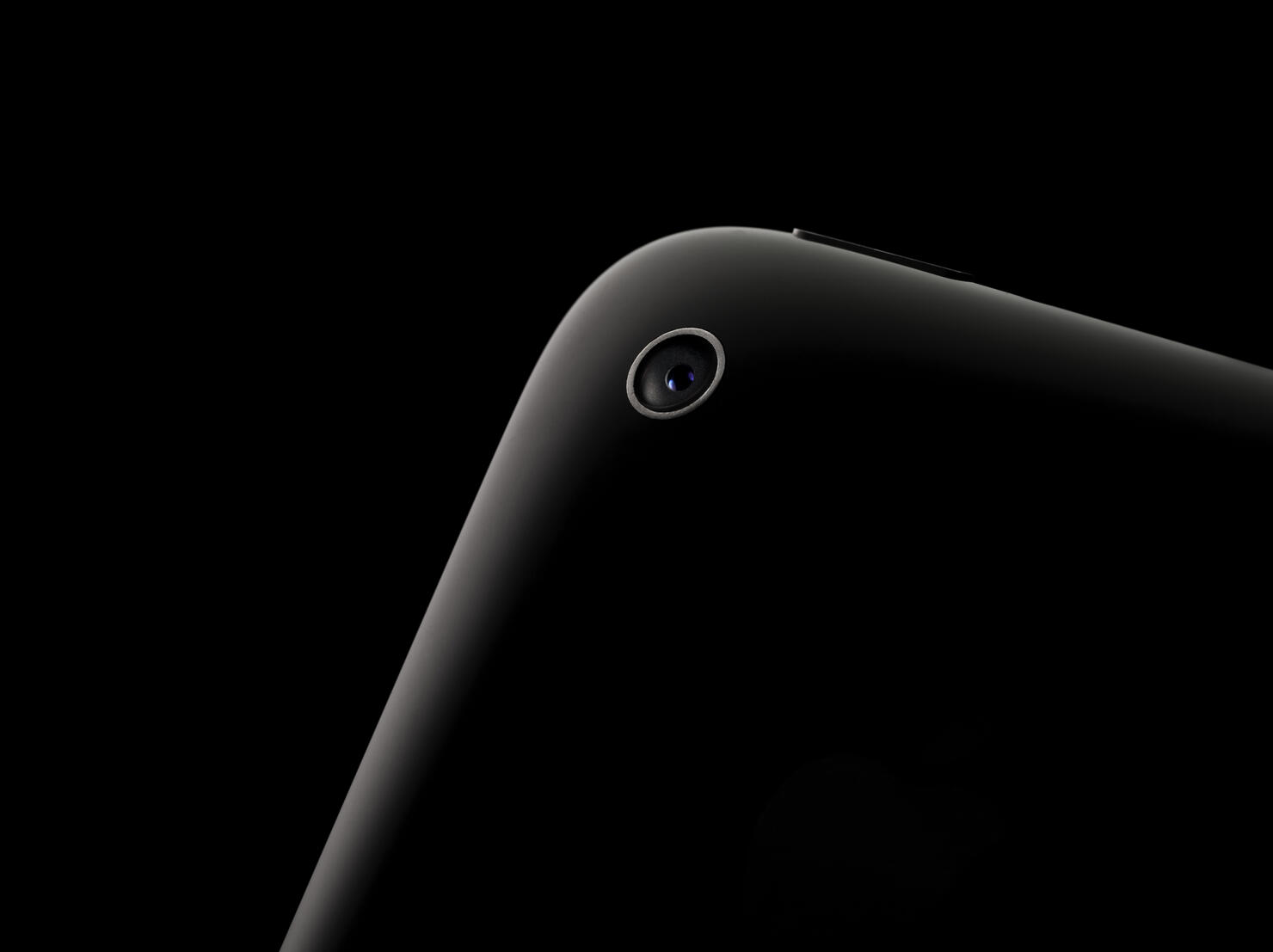 Camera lens of a smart phone.