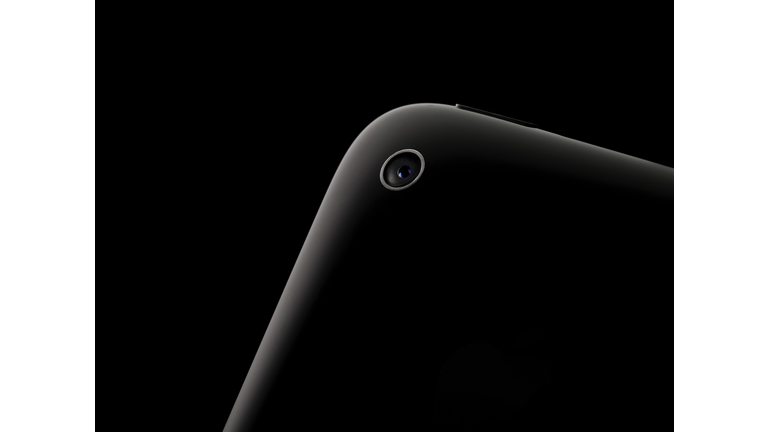 Camera lens of a smart phone.