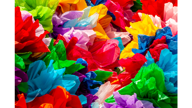 Mexican Tissue Paper Flowers