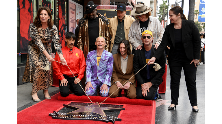 The Red Hot Chili Peppers Are Honored With A Star On The Hollywood Walk Of Fame