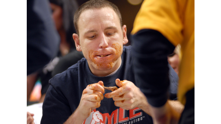 Football Fans And Competitive Eaters Attend Annual "Wing Bowl"