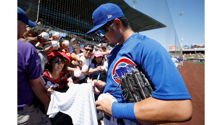 Los Angeles Angels v Chicago Cubs