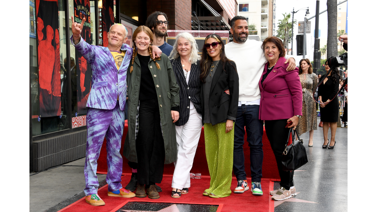 The Red Hot Chili Peppers Are Honored With A Star On The Hollywood Walk Of Fame