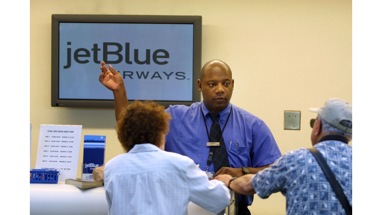 JetBlue Airlines in Ft. Lauderdale, Florida.
