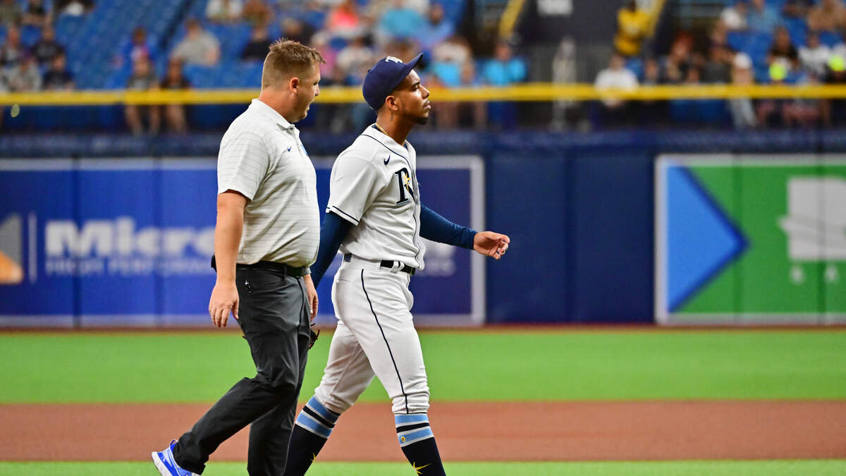 Rays' starter Luis Patino leaves with oblique strain after 13 pitches