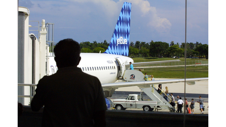 JetBlue Airlines in Ft. Lauderdale, Florida.