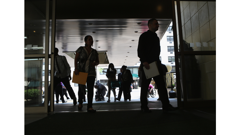 Job Fair Held In Midtown Manhattan