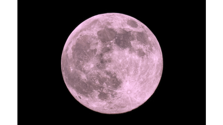 The super full pink Moon 2021