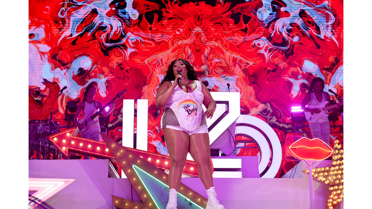 Lizzo Performs Live From Miami Beach At The Platinum Studio For American Express UNSTAGED Final 2021 Performance