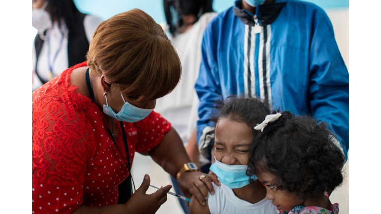 DOMINICAN REP-HEALTH-VIRUS-VACCINE-CHILDREN