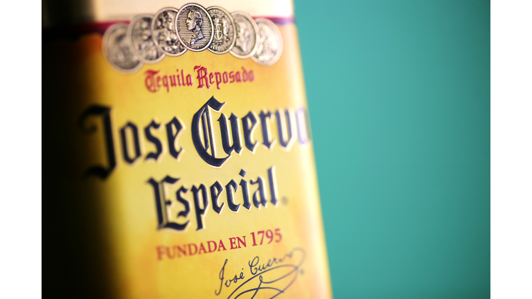 Jose Cuervo tequila bottle